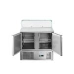 Mesón Saladette Refrigerado 2 Puertas 5 GN 1/6 Ventus VMRSL-390 BENEFIT - Imagen 5