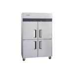 REFRIGERADOR 2 CUERPOS 4 MEDIAS PTAS ACERO INOX. 900 LTS - Imagen 2