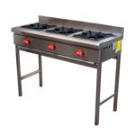 Anafe a Gas 3 Quemadores Acero Inoxidable Ventus VAAG-3P - Imagen 3