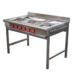Anafe a Gas 6 Quemadores Acero Inoxidable Ventus VAAG-6P - Imagen 4
