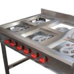 Anafe a Gas 6 Quemadores Acero Inoxidable Ventus VAAG-6P - Imagen 5