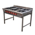 Anafe a Gas 6 Quemadores Acero Inoxidable Ventus VAAG-6P - Imagen 2