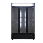 Visicooler All Black 3 Puertas Slim 800 Litros Ventus VC-900B