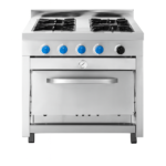 Cocina Industrial a Gas 4 Quemadores con Horno Ventus VCG-4AI