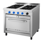 Cocina Industrial a Gas 4 Quemadores con Horno Ventus VCG-4AI - Imagen 2