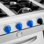 Cocina Industrial a Gas 4 Quemadores con Horno Ventus VCG-4AI - Imagen 5