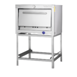 Horno Industrial 1 Cámara a Gas GLP Ventus VHG-1C con Atril y 2 Bandejas 58x65 cm - Imagen 2