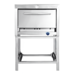Horno Industrial 1 Cámara a Gas GLP Ventus VHG-1C con Atril y 2 Bandejas 58x65 cm