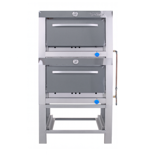 Horno Industrial a Gas 2 Cámaras 58 x 65 cm GLP Ventus VHG-2C