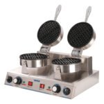 Wafflera Eléctrica Profesional 2 Platos 18,5 cm Ventus VWE-2S