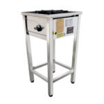 Anafe a Gas 1 platos con Parrilla de Fierro Fundido 43x43 Cousiño