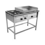 Plancha Churrasquera a Gas 50×70 cm con 2 Quemadores Cousiño - Imagen 2