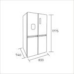 Refrigerador Side By Side 469 lts 4 Puertas - Imagen 3
