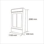 Visicooler 2 Puertas 1000 lt. - Imagen 5