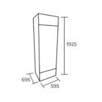 VISICOOLER 1 PUERTA 426 L. - Imagen 2