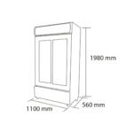 Visicooler 750 litros Puerta Corredera. - Imagen 4