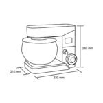 Batidora 5 LT. ( COLOR INOX ) - Maigas Hogar - Imagen 4