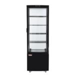 Vitrina pastelera vertical 218 lt negra - Maigas