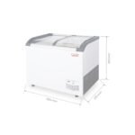 CONGELADOR DUAL VIDRIO CURVO 377 LTS. - Maigas - Imagen 3