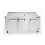 Mesón Saladette 3 Puertas Acero 598L MSF8304-MSALD72" Atosa