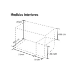 CONGELADOR DUAL TAPA DE VIDRIO 199 Lts. - Imagen 5