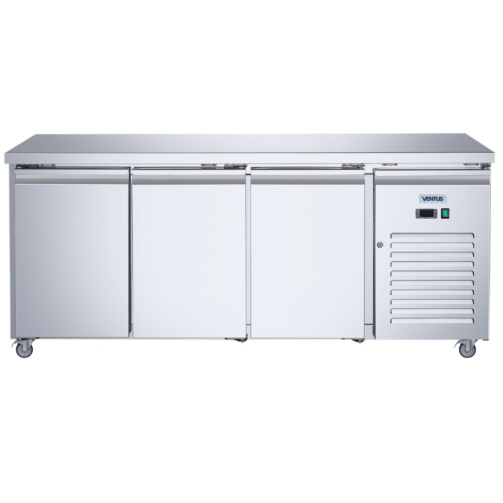 VMF3PS-480-SS Mesón Freezer 3 Ptas Acero Inox. Vmf3Ps-480 S/S Ventus - Imagen 1