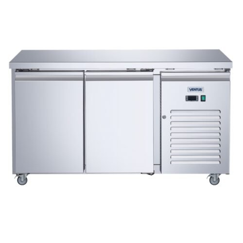 Mesón Refrigerado 2 Puertas Acero Inox. Vmr2Ps-260 S/S Ventus
