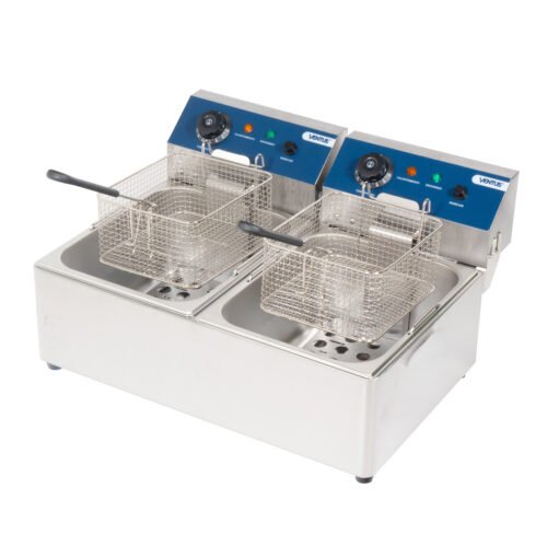 Freidora Eléctrica Sobremesa Doble 6+6 Litros Ventus VFS-062ECO