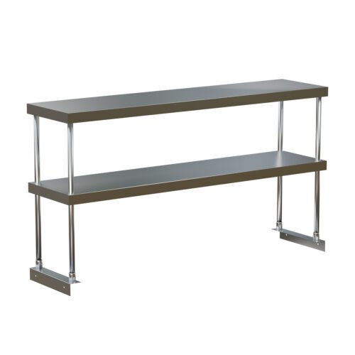 Plateo Doble Acero Inoxidable 150 x 30 cm para Mesón