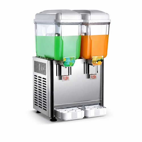 Dispensador de Jugos Refrigerado Ecobeck 36 Litros de 2 Depósitos  Slug