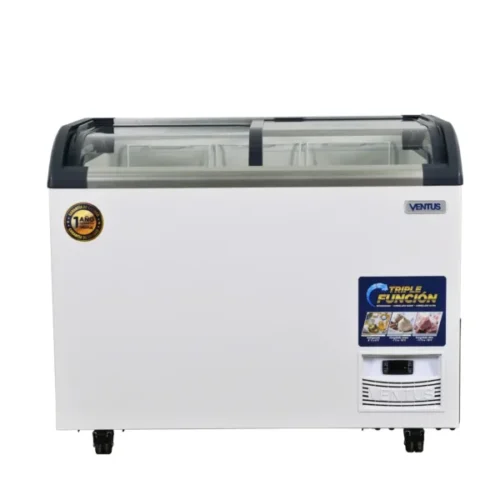 Conservadora Horizontal Semicurva Triple Función 220 Litros CTV-320Q PRO Ventus