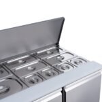 Mesón Saladette Refrigerado 3 Puertas 370 Litros VMRSL-375 BENEFIT Ventus - Imagen 6