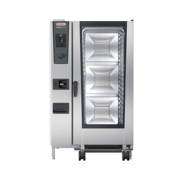 iCombi-Classic-20-21-E-Standard-empty-front_image-office_1500px-600x600 Horno Combinado Eléctrico 20 GN 2/1 iCombi Classic 20-2/1 E RATIONAL - Imagen 1